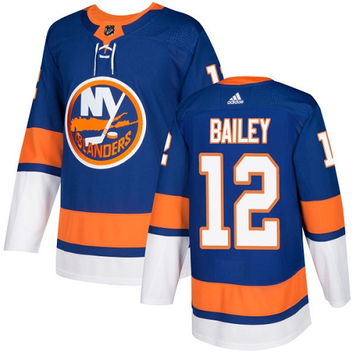 Adidas Men NEW York Islanders #12 Josh Bailey Royal Blue Home Authentic Stitched NHL Jersey